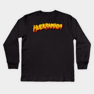 Extreme Hulkamania Kids Long Sleeve T-Shirt